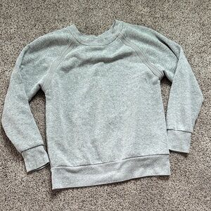 Prana Light Gray Women's Crew Neck Sweater